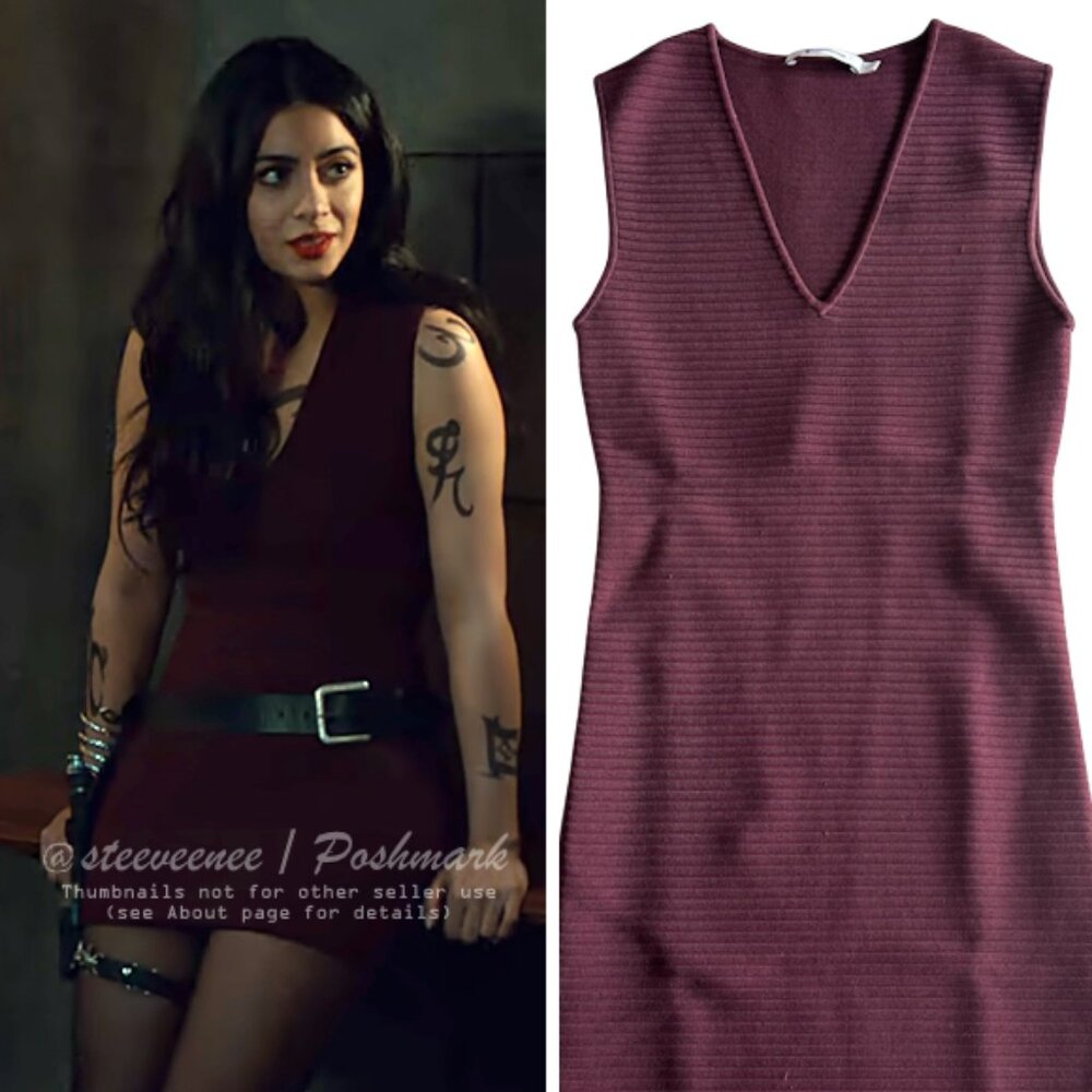 T by Alexander Wang Cutout Ribbed-Knit Mini Dress ASO Isabelle Lightwood